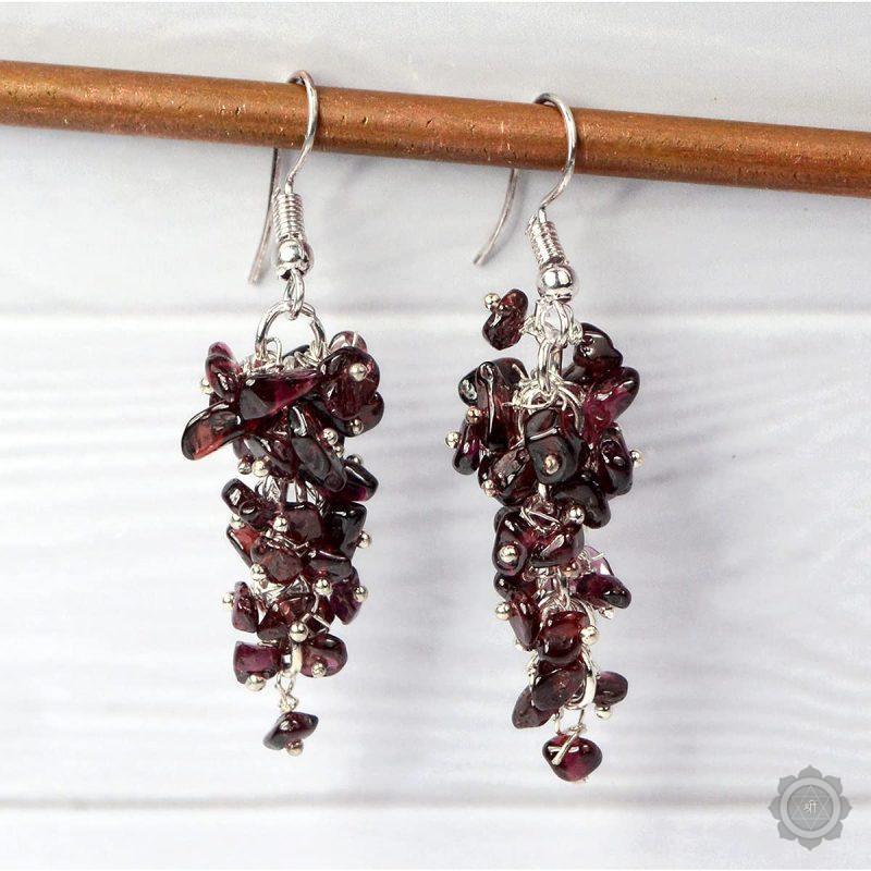 Garnet Earring's