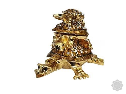 Feng Shui Bejeweled Triple Tortoise