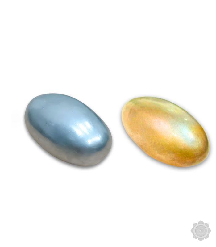 Lingam in Golden Edition  Raslingam  Mercury Shivlingam