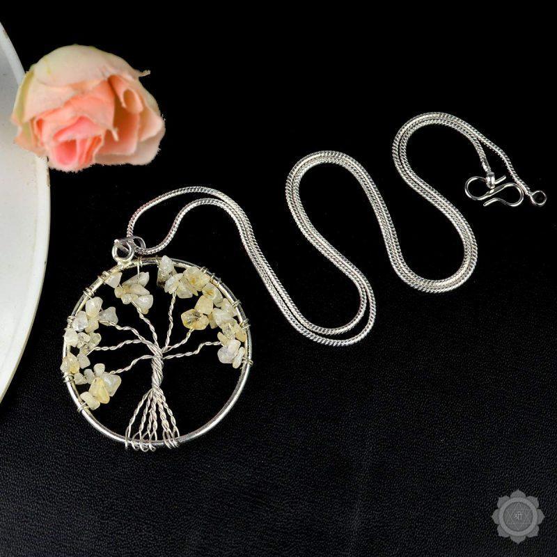 Golden Quartz Pendant