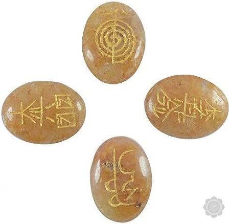 Golden Quartz Reiki Set