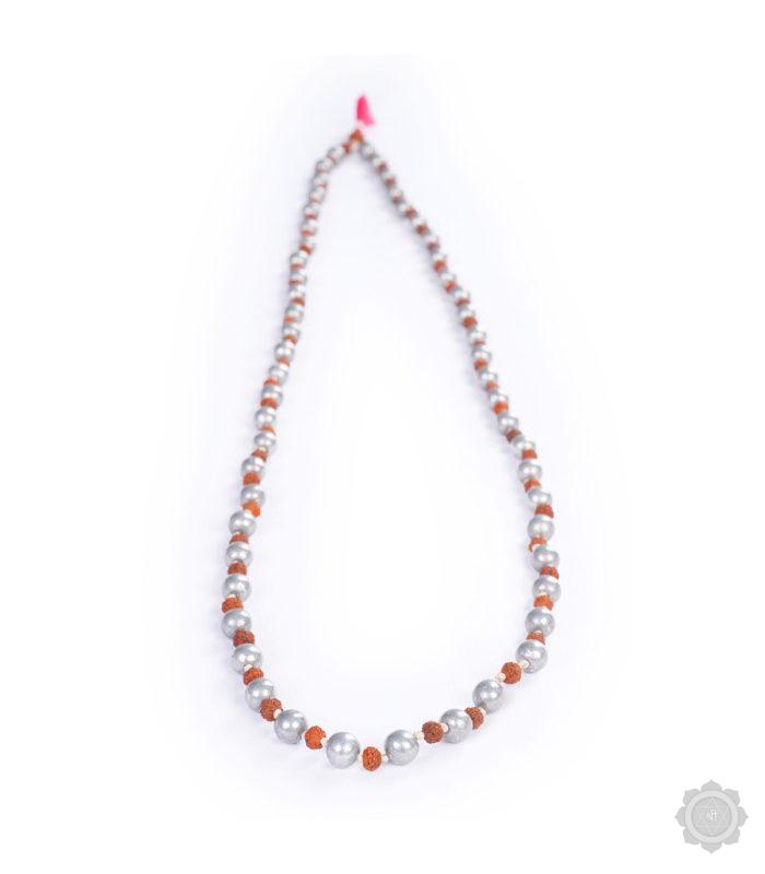 Parad Rudra Mala  Rudraksha Mala For Positive Energy & Spiritual Growth