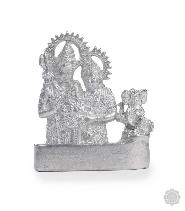 Original & Energized Parad Shiv Parivar   (Shiv, Parwati, Kartikeya, Ganesh) Murti