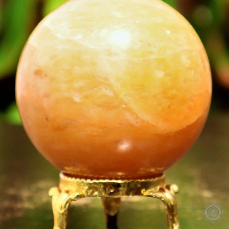 Golden Quartz Stone Ball
