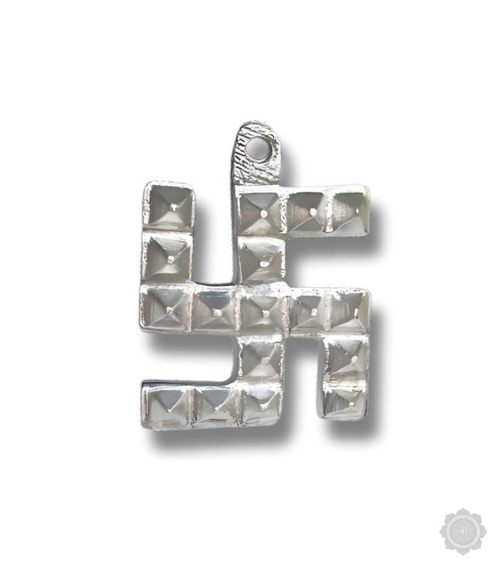 Energized Original Parad (Mercury) Swastik Pyramid Hanging
