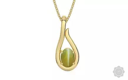 Ashtadhatu Cat's Eye Pendant Limited Quality (P9)
