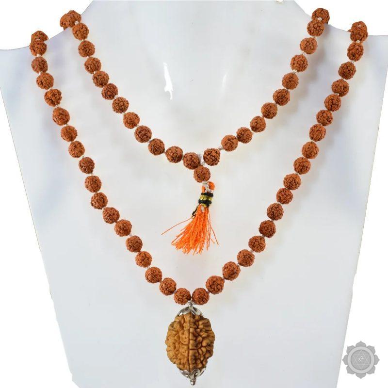 2 Mukhi Rudraksha Mala