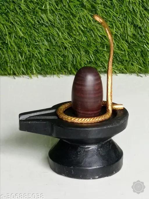 Natural & Orignal Narmada Stone Shivlingam, Damru Jaladhari, Naag,Snake