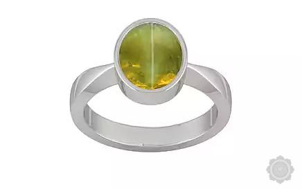 Sterling Silver Cat's Eye Ring – Rare Quality (R9)