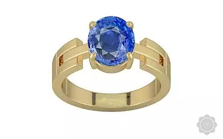 Ashtadhatu Ceylon Blue Sapphire Ring Limited Quality (R12)