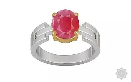 Gold Collet Ruby Ring Fine Quality (R8)