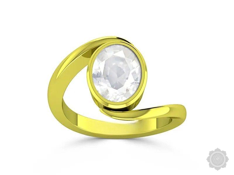 White Sapphire Panchdhatu Ring (A6)