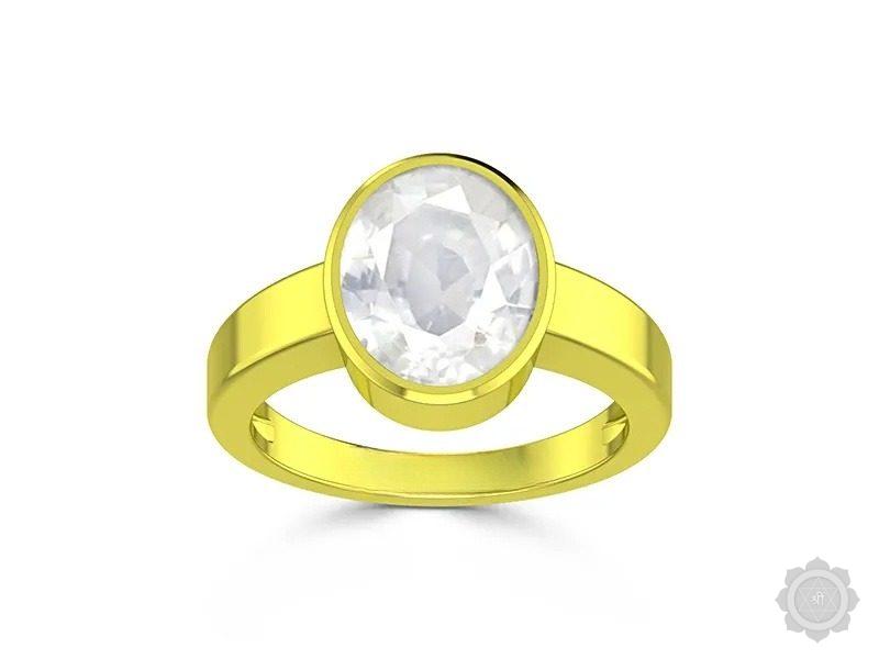 White Sapphire Panchdhatu Ring (R1)
