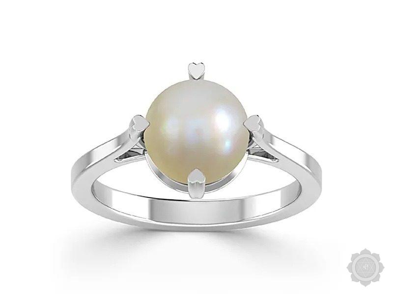 Pearl (Moti) Sterling Silver Ring (AP9)