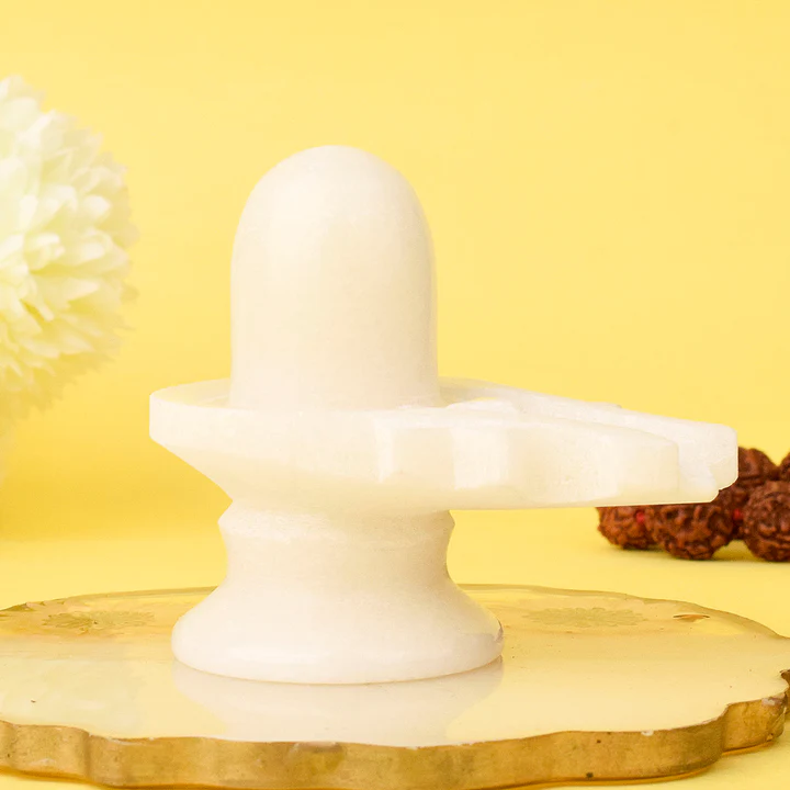 White Marble Shivling